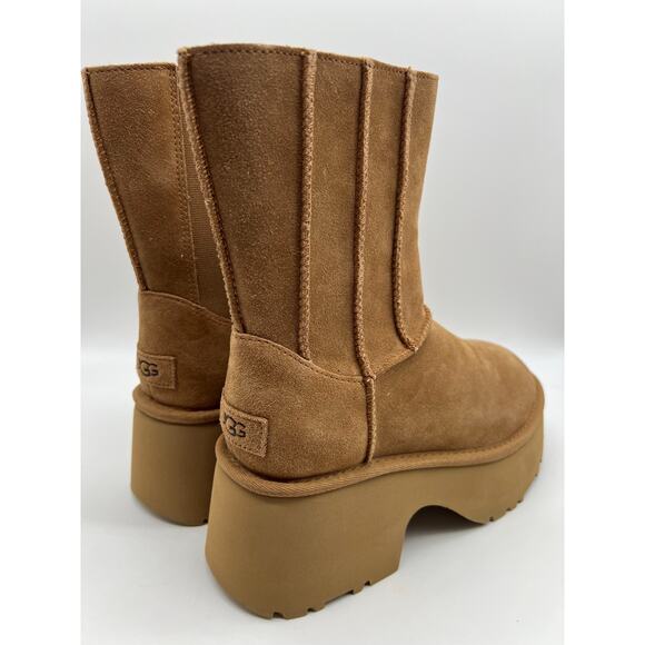UGG Classic Twin Seam New Heights Boot Chestnut 1158313 Women's Size 7 - Picture 15 of 16